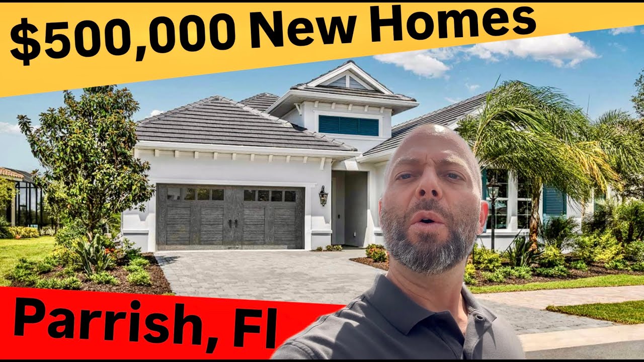 Five $500,000 New Homes in Parrish FL (New Home Tours) Living in Parrish Fl
