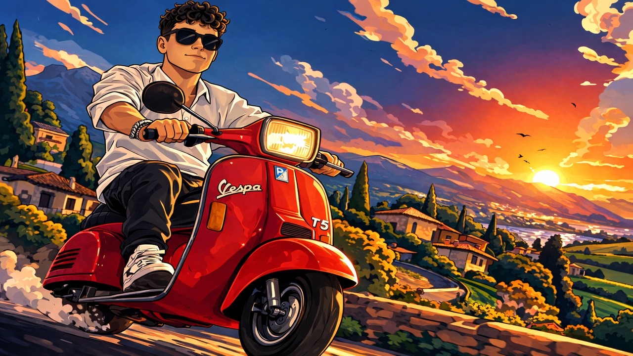 Giro in vespa T5 | POV