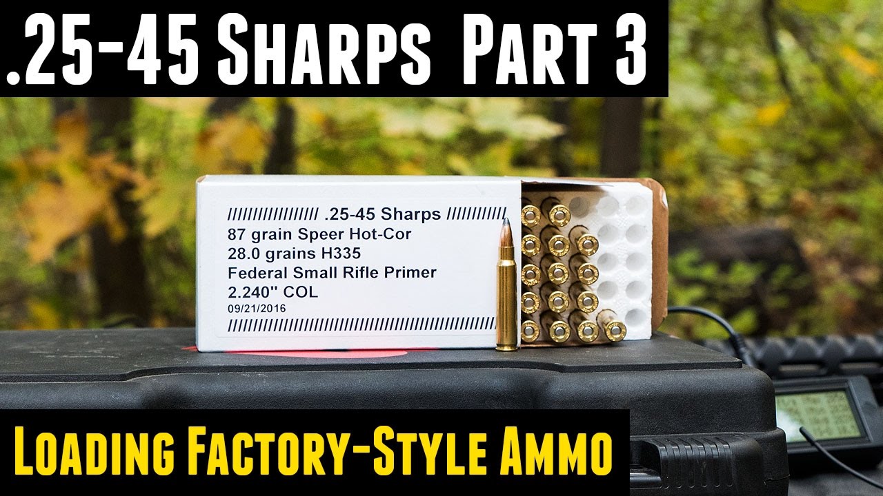 .25-45 Sharps Part 3: Factory-Style Loads