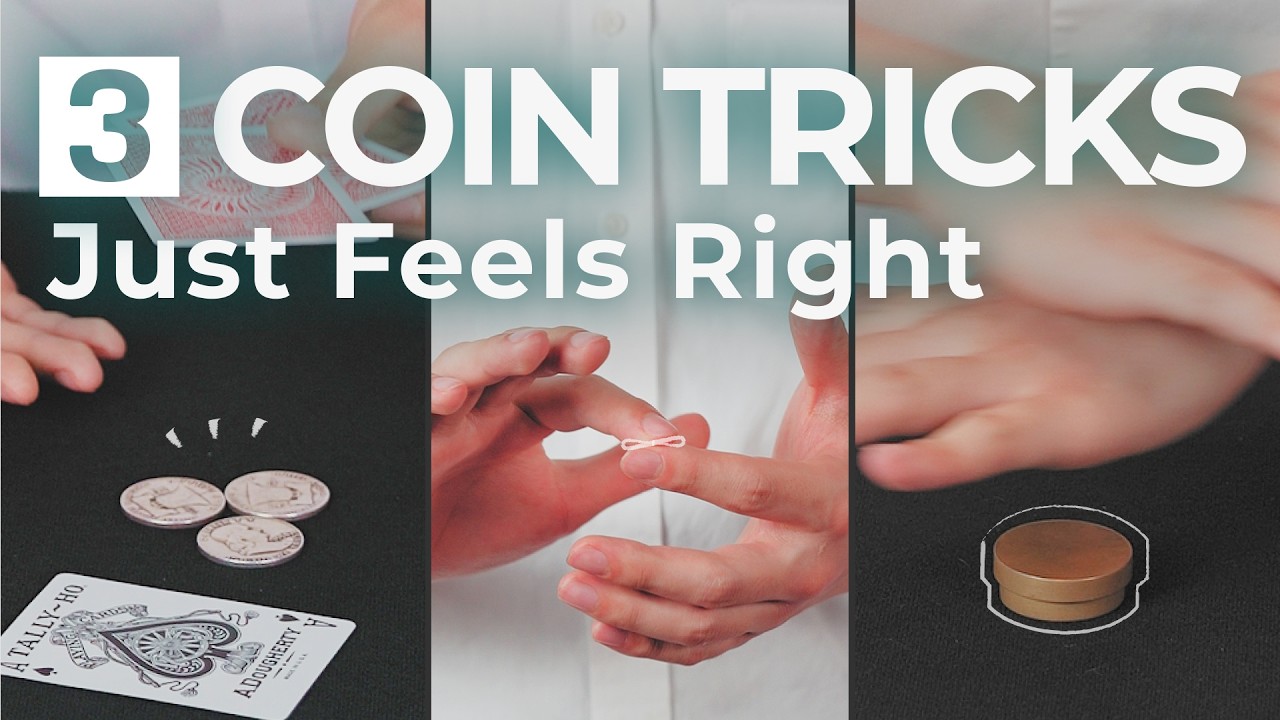 THREE SHORT TRICKS by Fuki / Coin Magic That Feels Right
