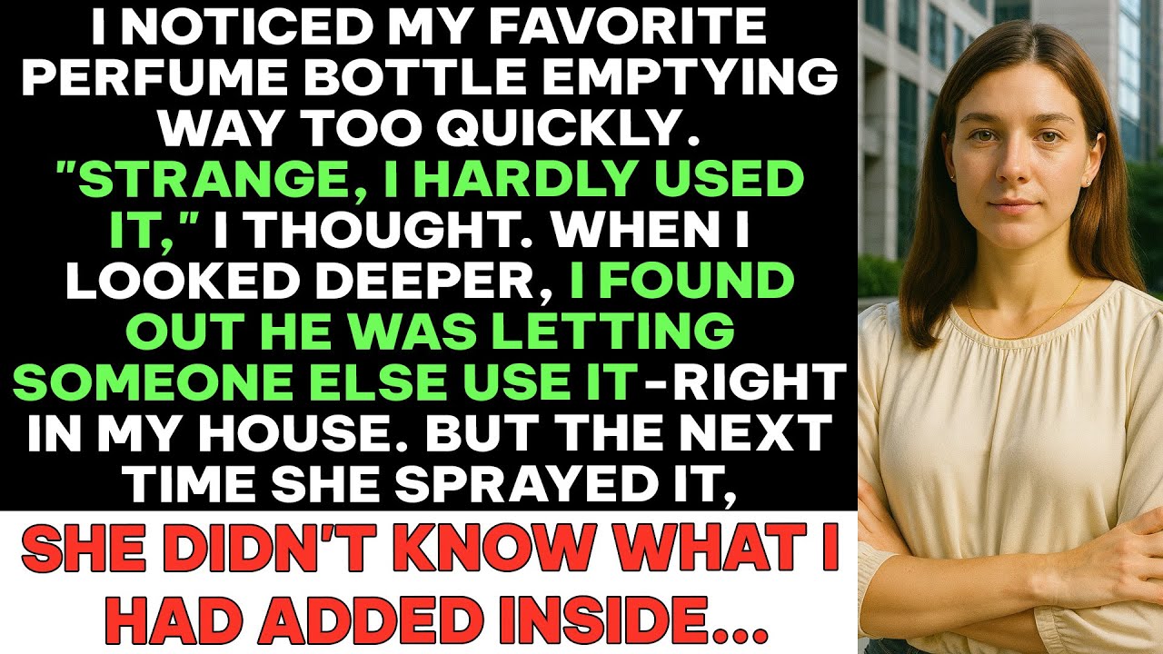MY PERFUME KEPT DISAPPEARING… THAT’S HOW I LEARNED MY HUSBAND WASN’T ALONE AT HOME!