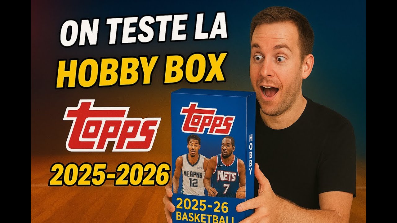 On teste la Hobby Box Topps NBA 2025-2026 ! Et on trouve un autographe d'un rookie