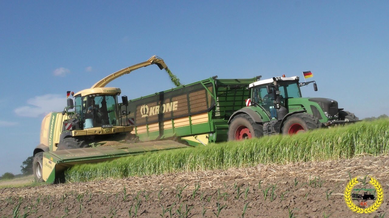GPS Häckseln 2018 / Krone BIG X 770 / Claas Xerion 5000 / 3 X Fendt mit Krone TX 560 D