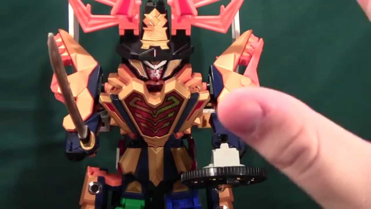 Shinkenger Ebi Origami, DaiKaiOh, DaiKaiShinkenOh Review (Power Rangers Samurai Claw Megazord)