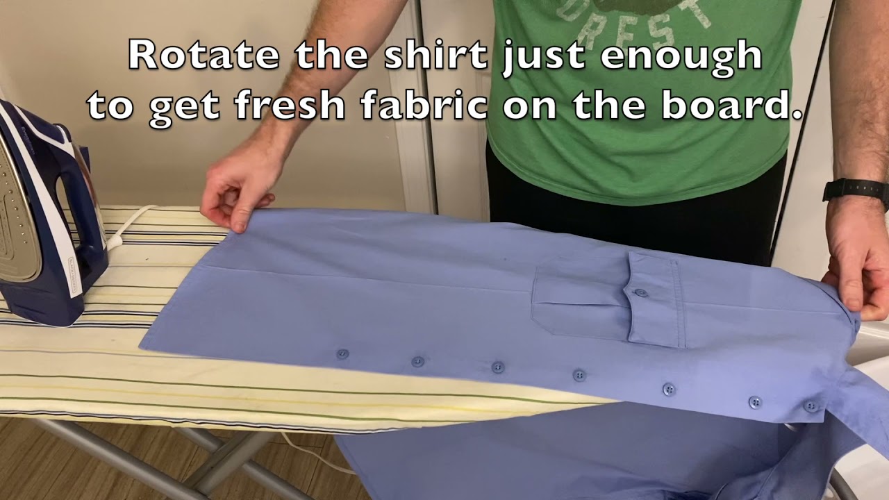 How to Iron Uniform Shirt