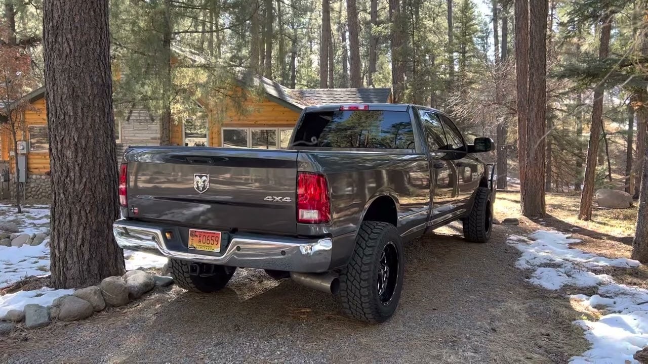 6.7 Cummins tuned 5 inch straight pipe