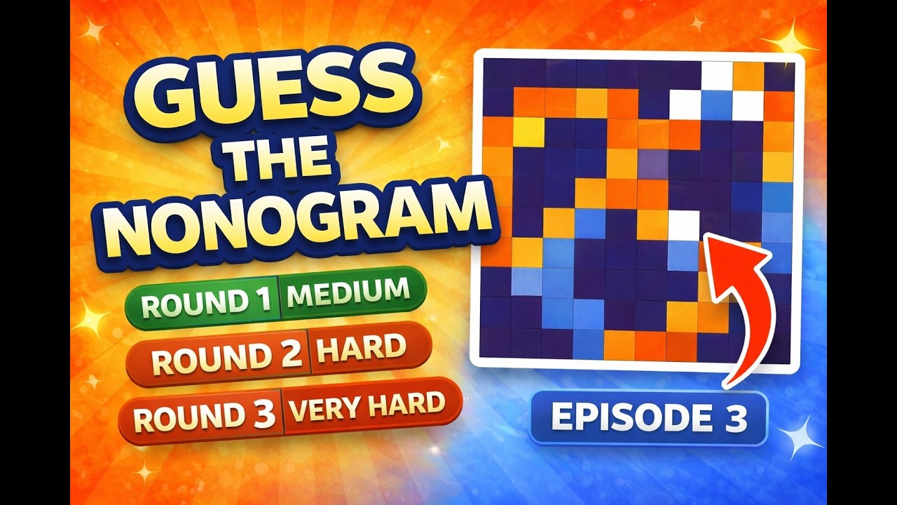 Can You Guess the Nonogram Before I Finish? | Episode 3