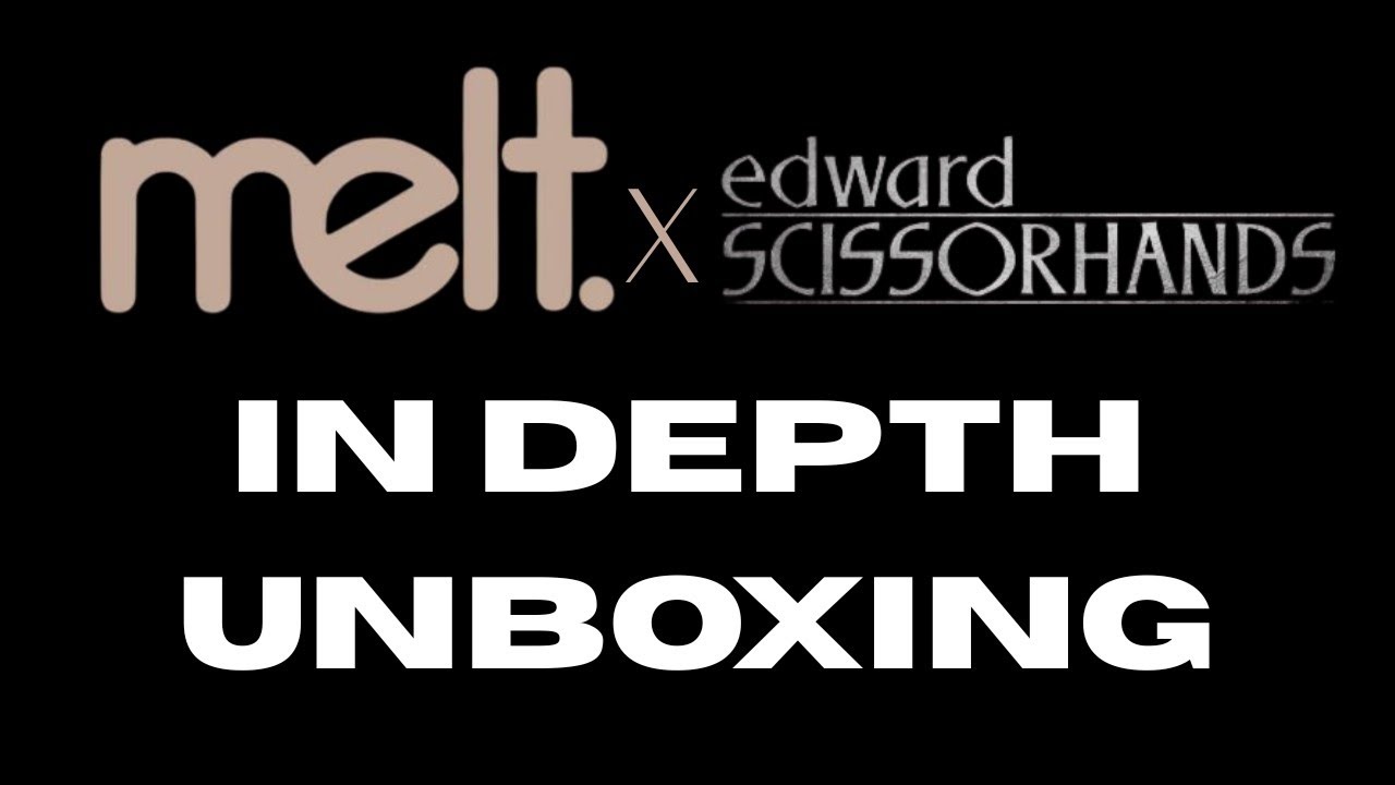 Melt Cosmetics Edward Scissorhands Collection First Impression Unboxing 