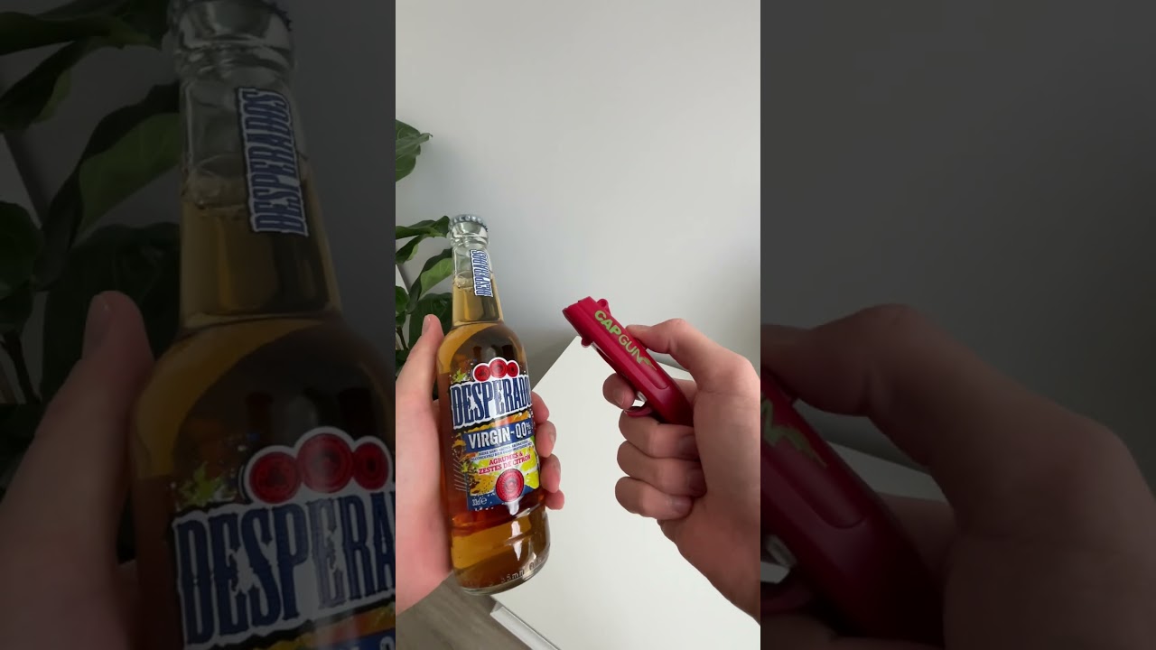 First ever bottle cap shooter🤑 #capgun #bottleopener #viralvideo #shorts