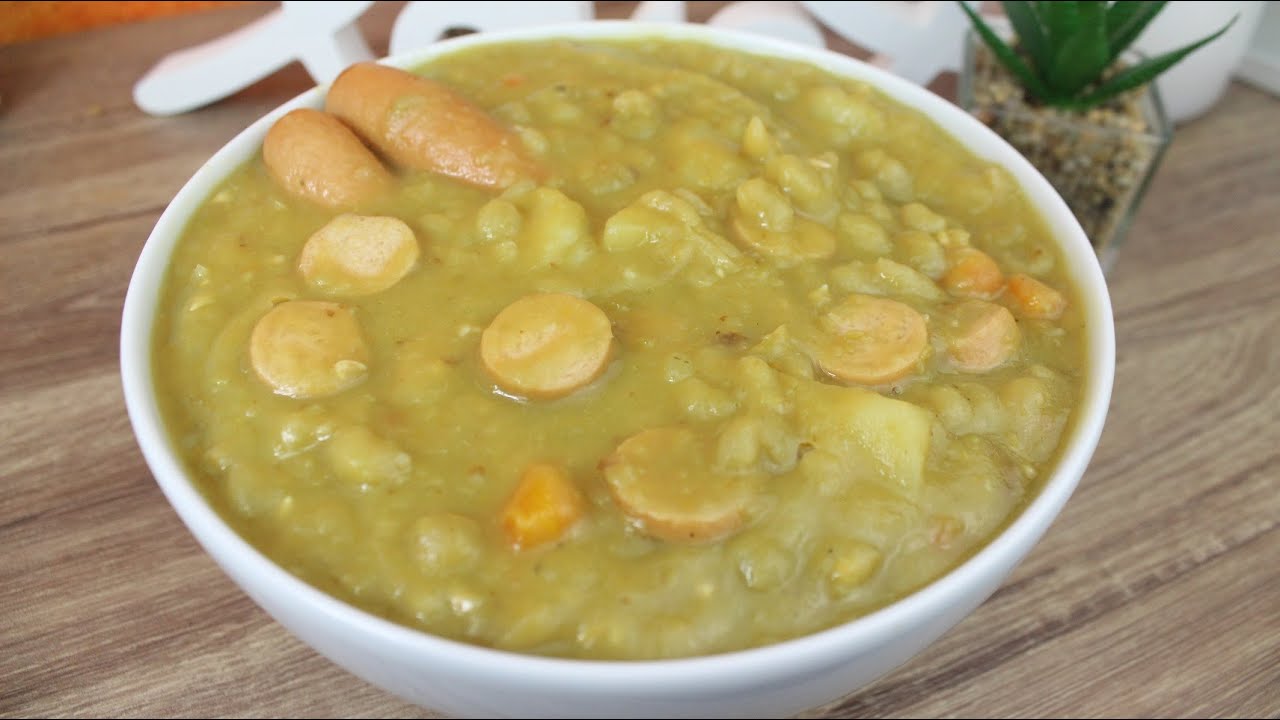 Рецепт бабушкиного горохового супа с колбасой и картошкой, просто и вкусно