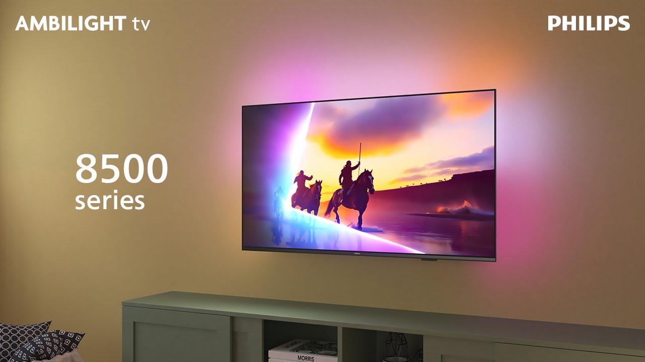 Philips Ambilight TV introduces new 2025 model QLED 8500 series