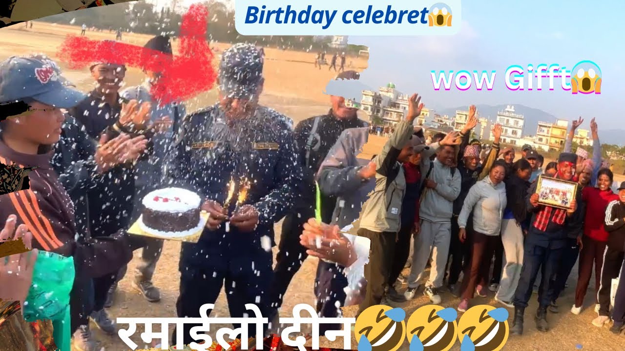 जन्म दीन मनाउदै👍/नाचगान संगै भब्य रमाइलो😱Advance Birthday Celebrate👑💐/with dance ours group🫶@KhimuG 