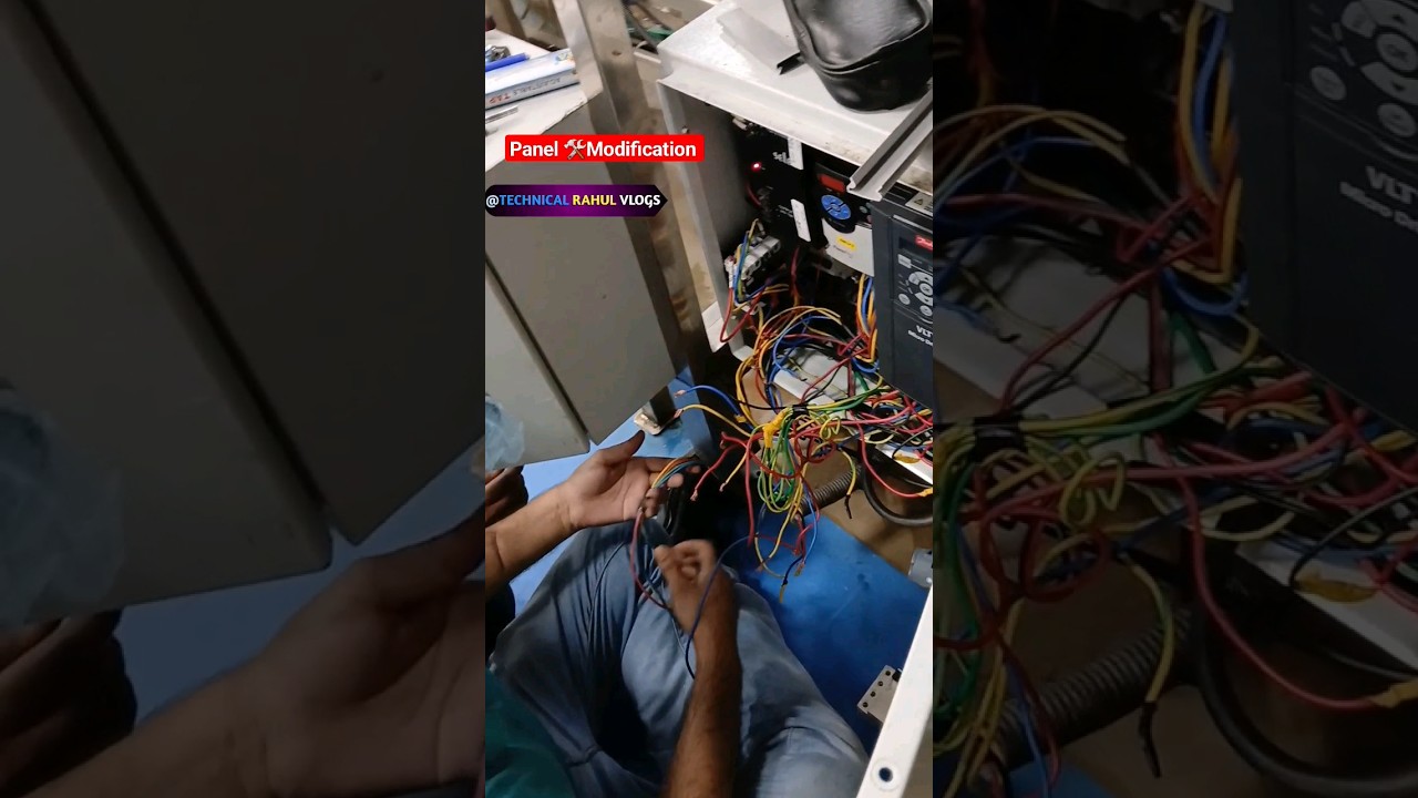 Electrical 🔌Panel Modification |#shorts #short #youtubeshorts #viralshort #shortfeed#trendingshorts