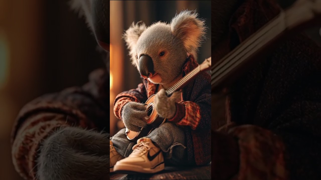 Whimsical Koala Playing Banjo 🎶🐨 | Cozy Folk Vibes”