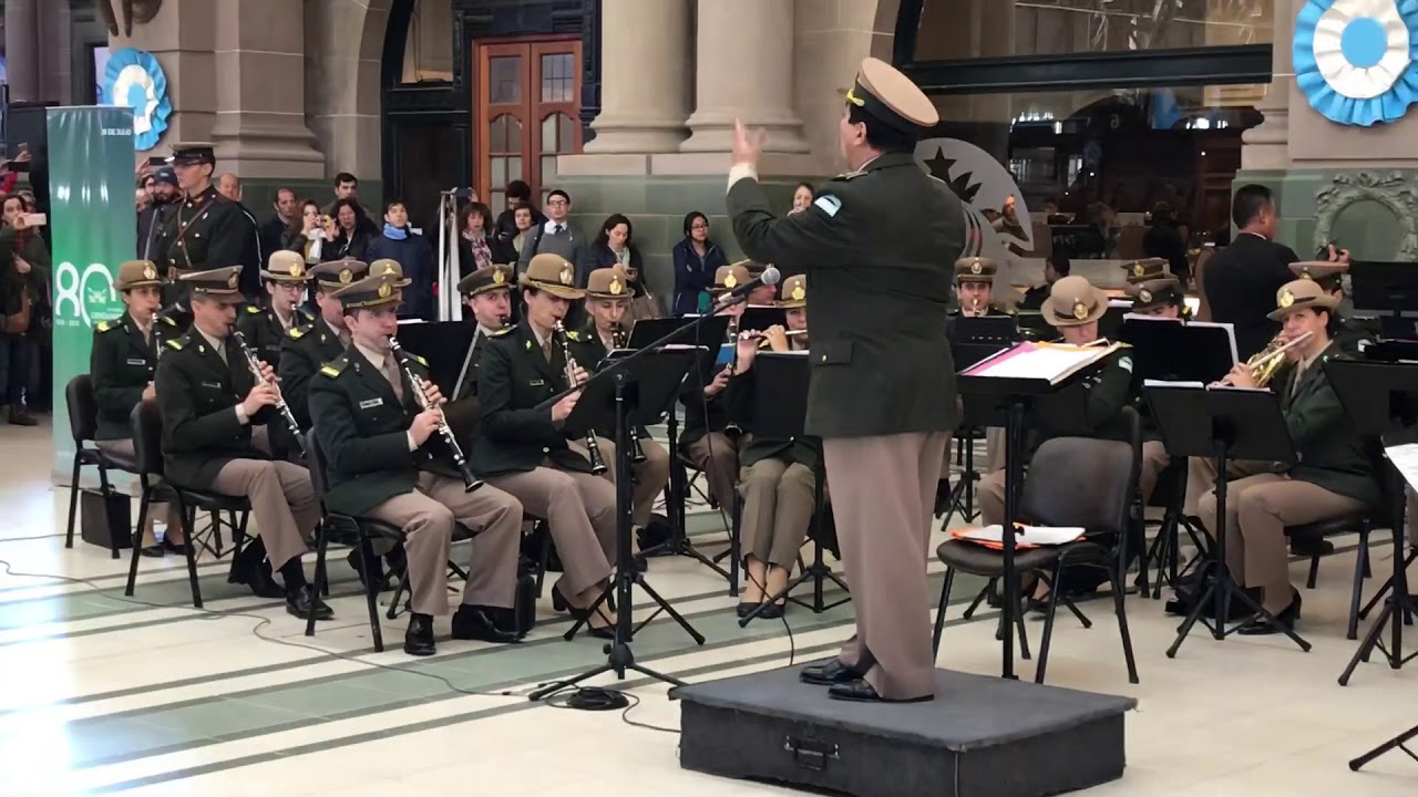 Marcha de San Lorenzo - Gendarmeria Estación Retiro 24/05/18