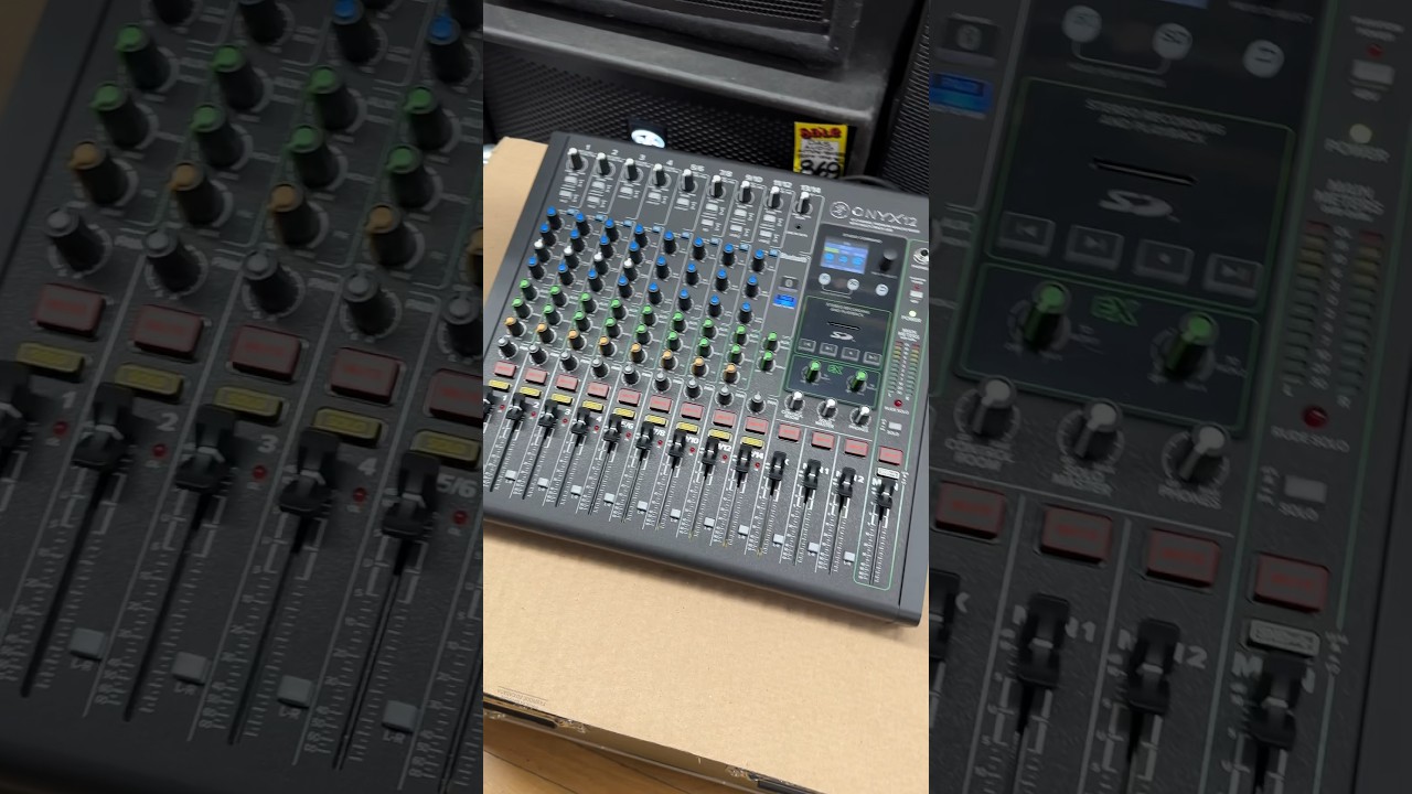 #unboxing #Mackie Onyx #audiomixer for #livesound #recording #soundengineer #proaudio #djstore