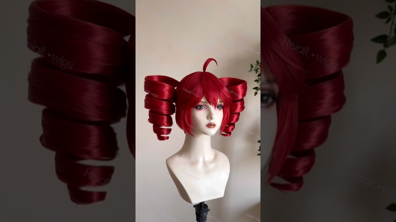 Kasane Teto &bull; Utau (Part 1) #wigstyling #cosplay #wigmaking #tutorial #teto #wig #kasaneteto #utau