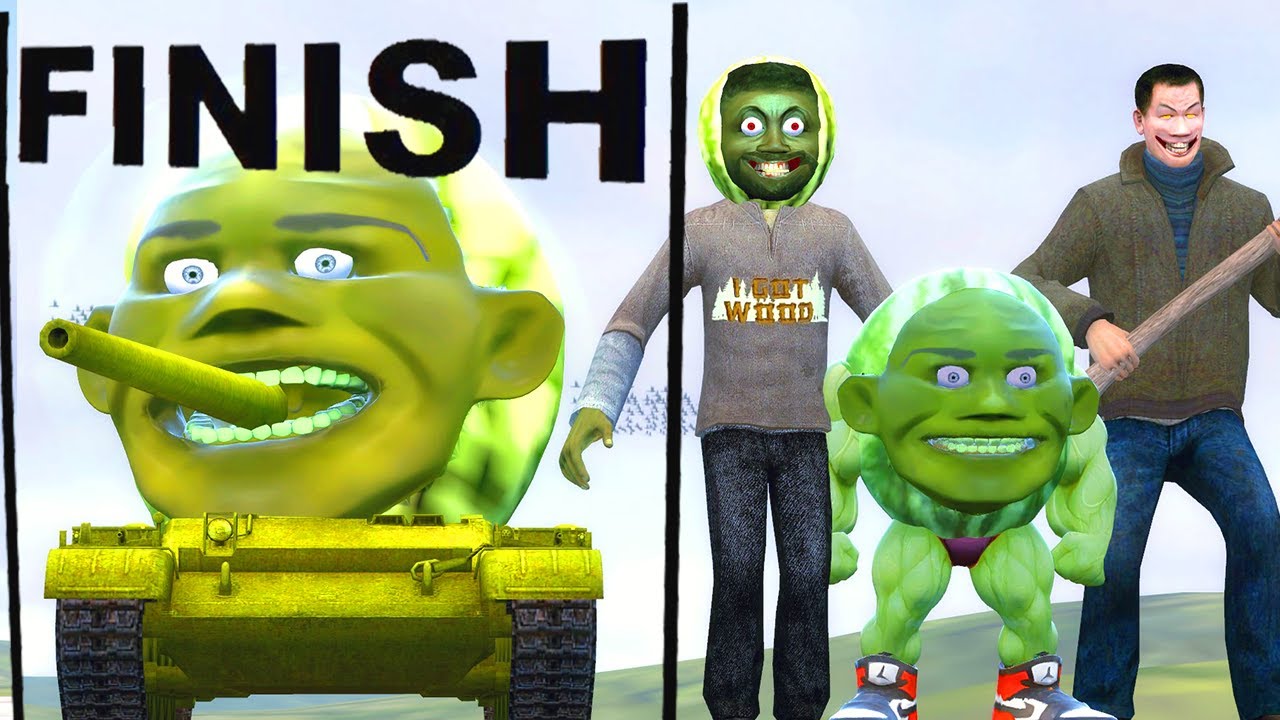 WHO IS THE FASTEST LIN GANG GU SIZE COMPARISON MELON MEME??? - Garry&rsquo;s Mod