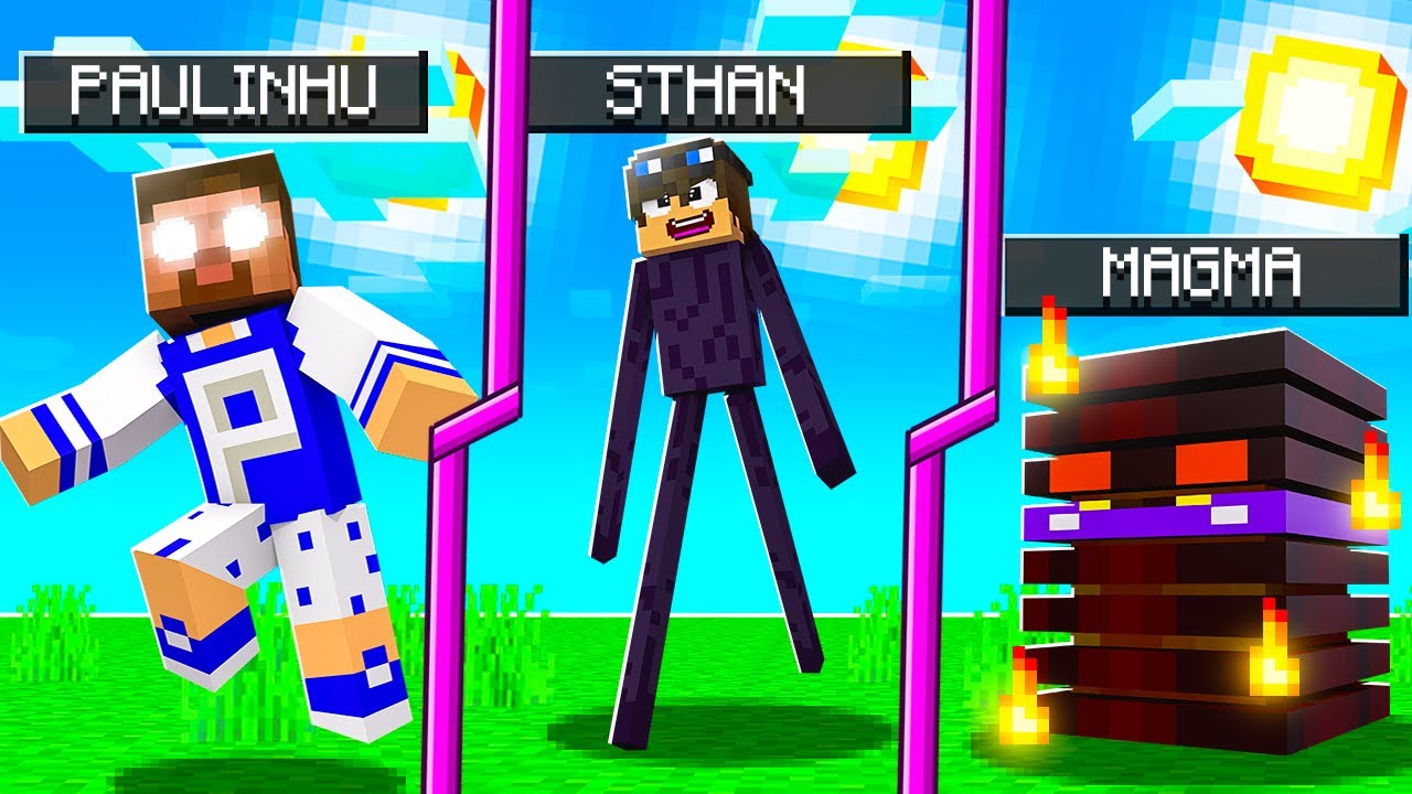 MINECRAFT MAS TEMOS RAÇAS DIFERENTES DE MOBS !