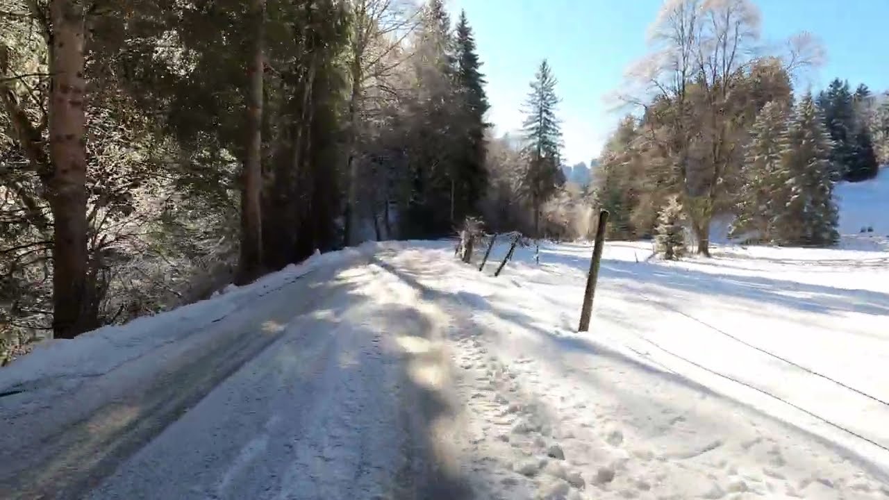 MTB Winterfahrt im Halblechtal Teil1 mit Ziel Wankerfleck