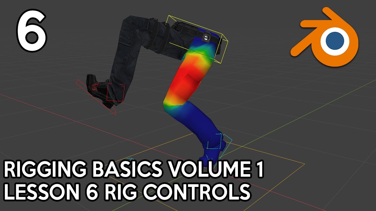 Blender Rigging Basics Lesson 6: Rig Controls
