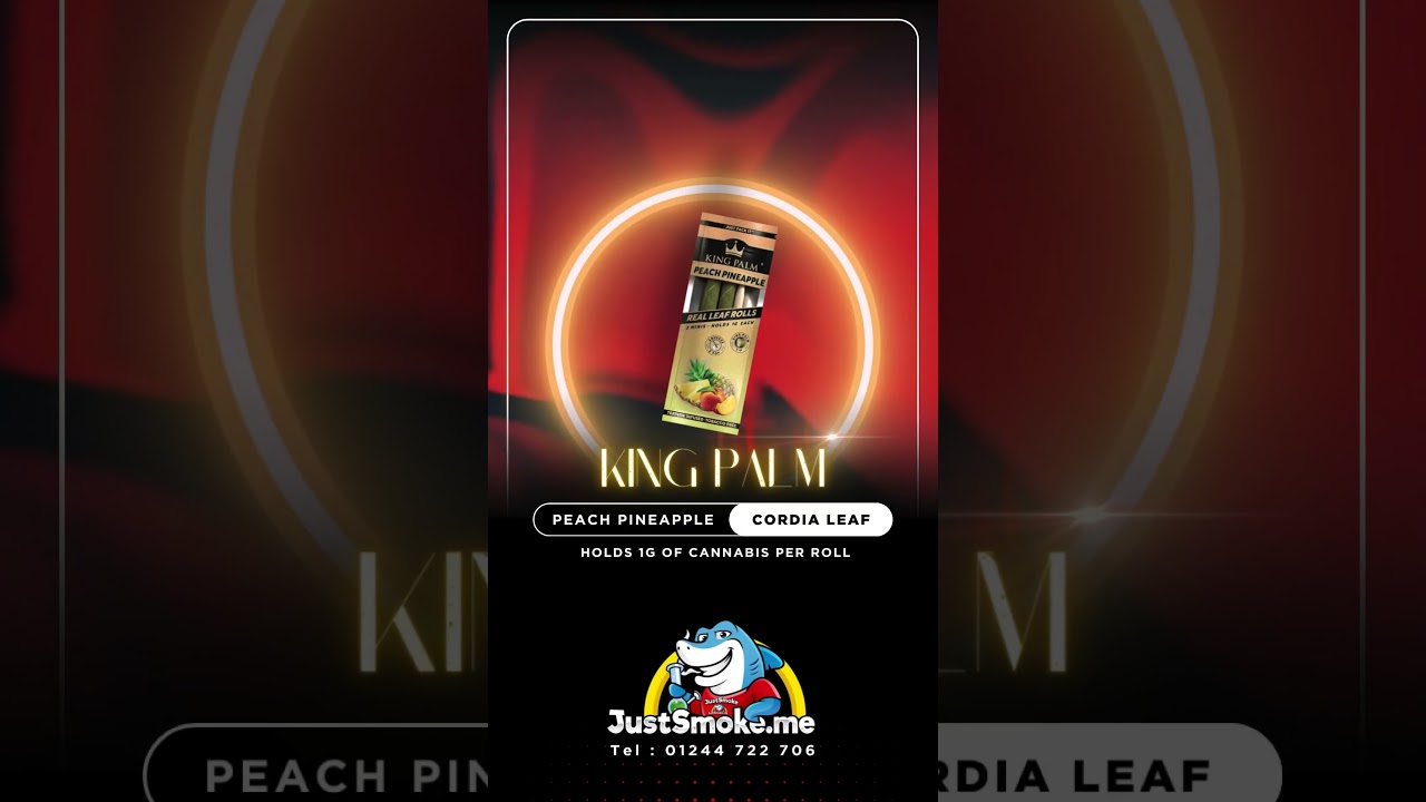 King Palm - Peach Pineapple - Cordia Leaf Rolls - By JustSmoke.me