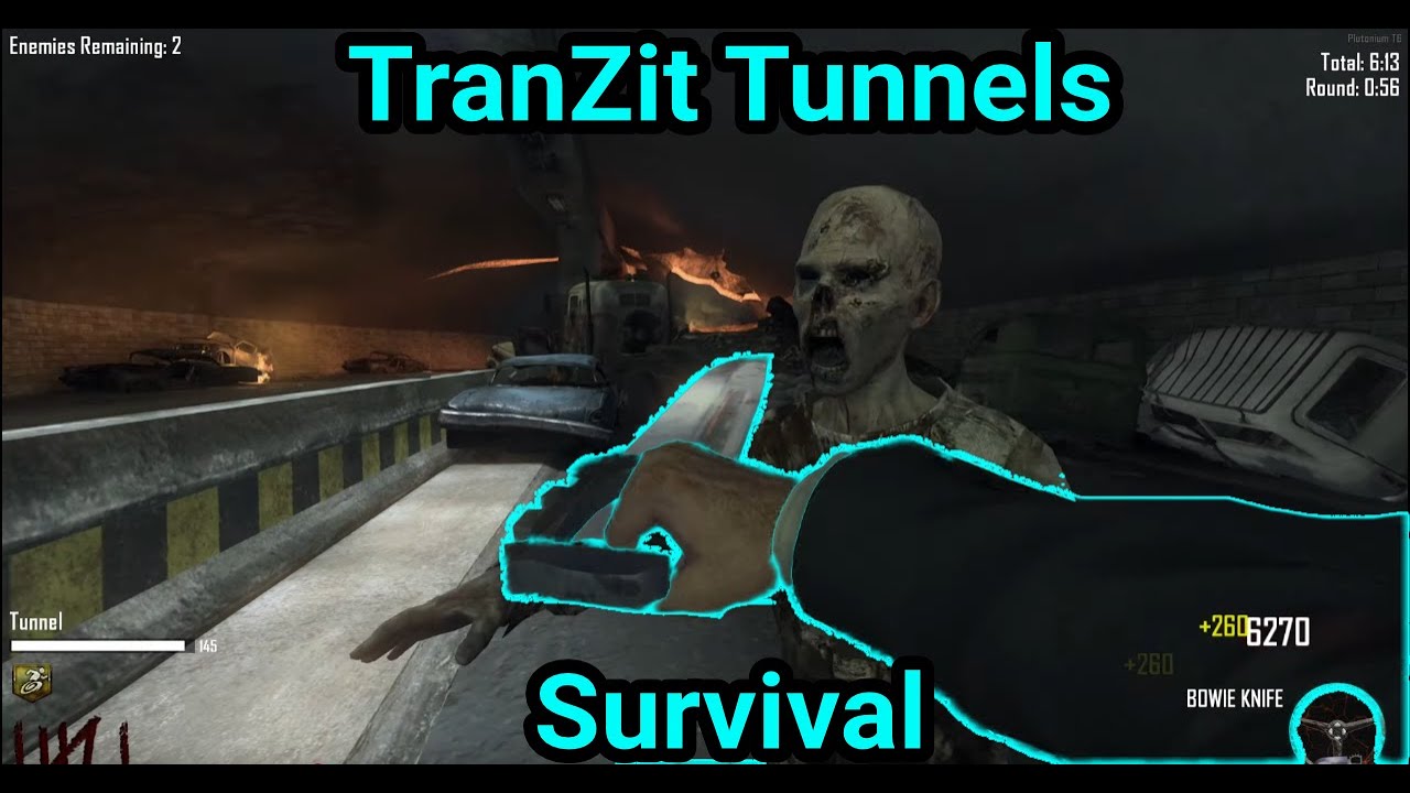 TranZit Tunnels Survival Mod | BO2 Reimagined v2.0.0 (Black Ops 2/Plutonium T6 Modding)