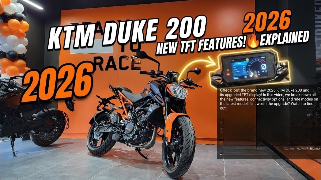 2026 KTM Duke 200 TFT Display Features 🔥 Hidden Features And Price ? #duke200 #ktm
