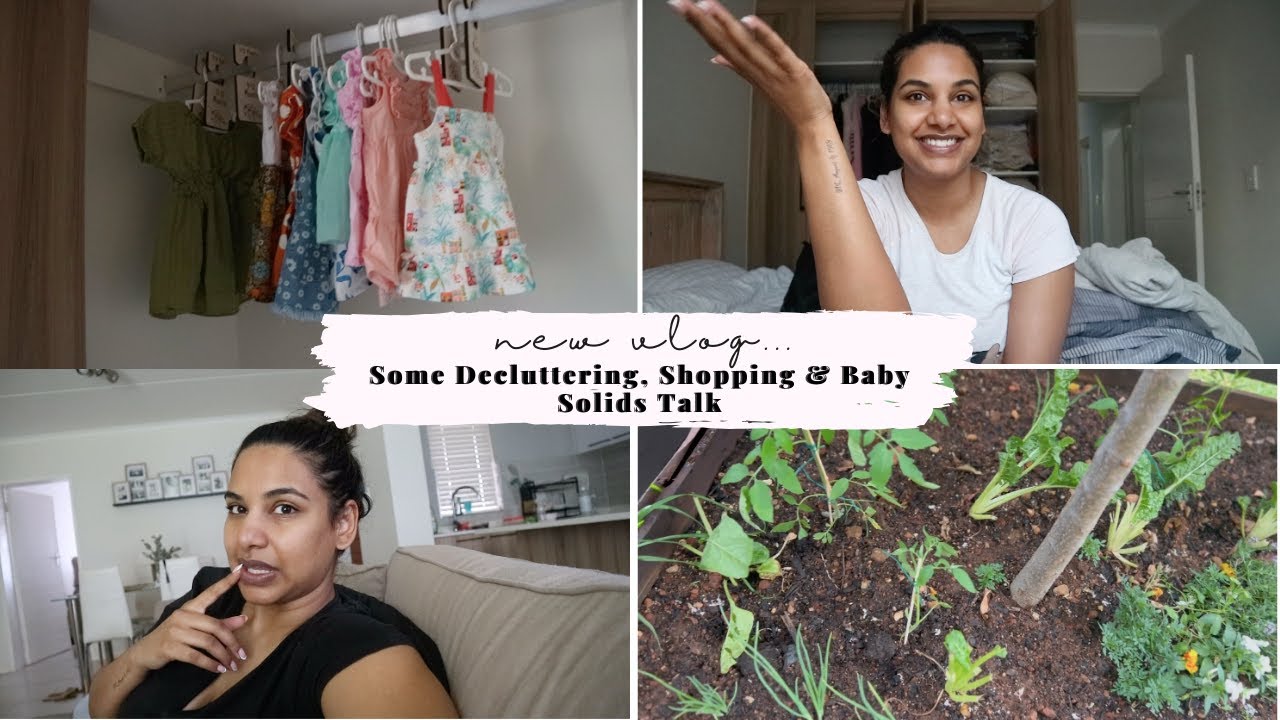 Some Decluttering, Shopping & Baby Solids Talk