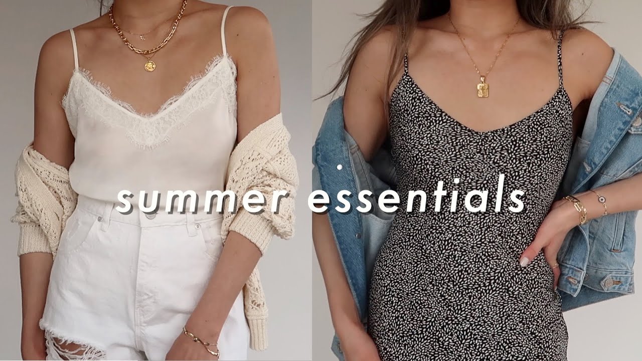 10 BASICS Every Woman Should Have (SUMMER) | Wardrobe Essentials summer lookbook | Miss Louie
