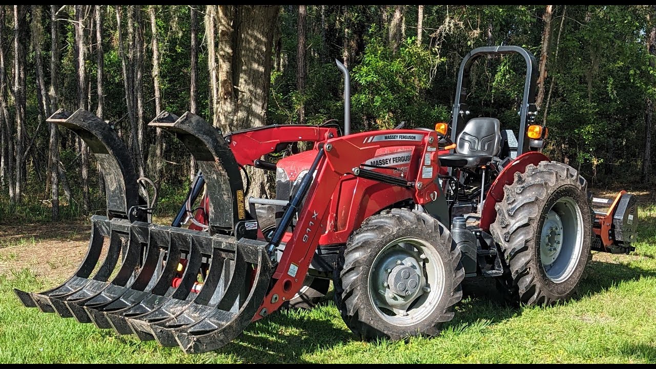 Грейфер Rake Master CR72G #трактор #видеотрактора #удалениепня #погрузчикгрейфера #садовоеоборудо...