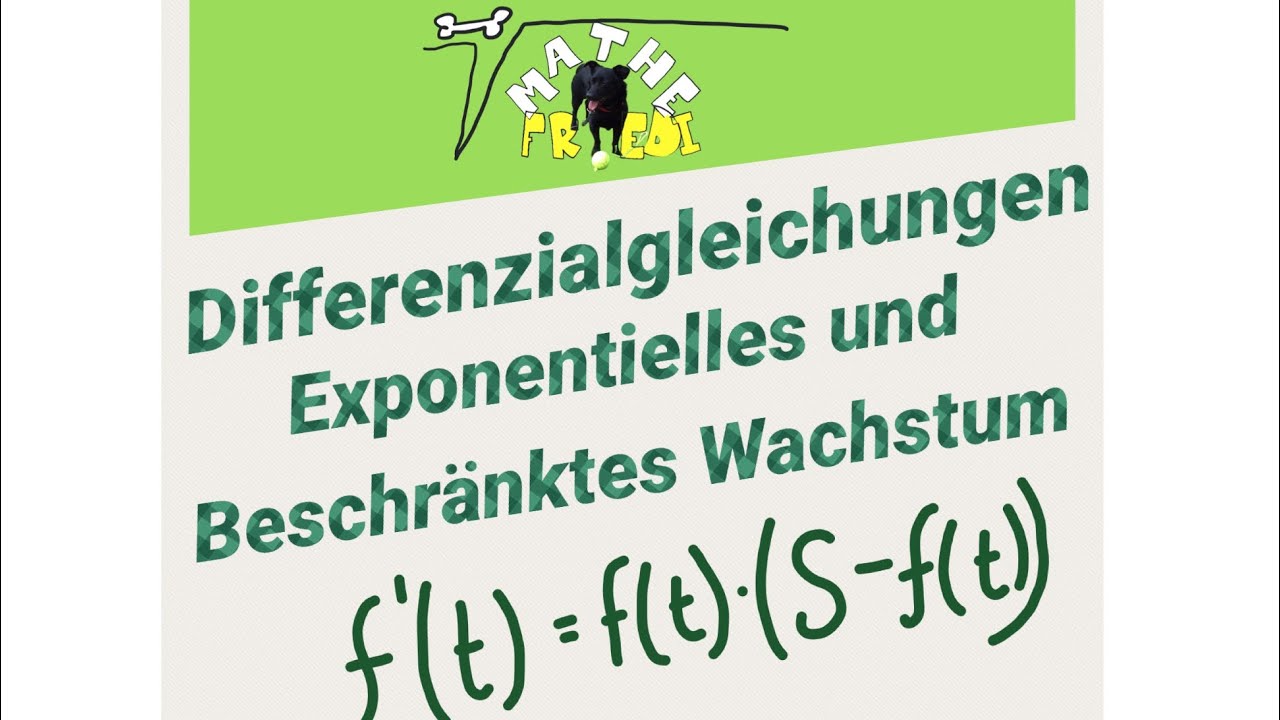 Differenzialgleichungen für exponentielles und begrenztes Wachstum Teil 1 Differentialgleichungen