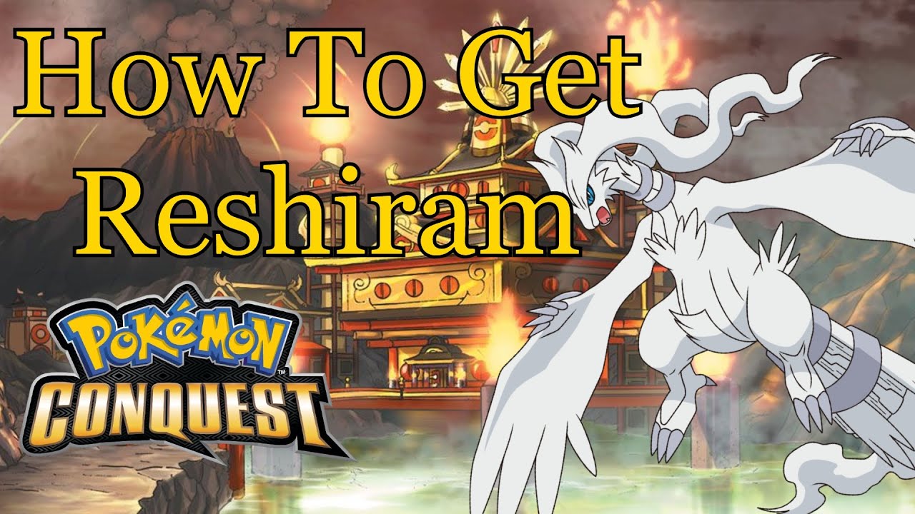 How To Get Reshiram In Pokemon Conquest Using Passwords!