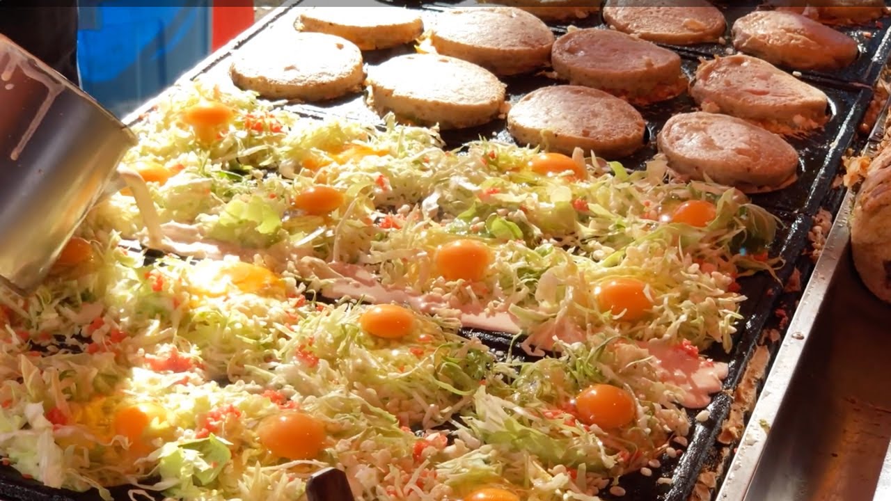 Осака-яки - восхитительно! Мини-окономияки? Вкус продуктового ларька