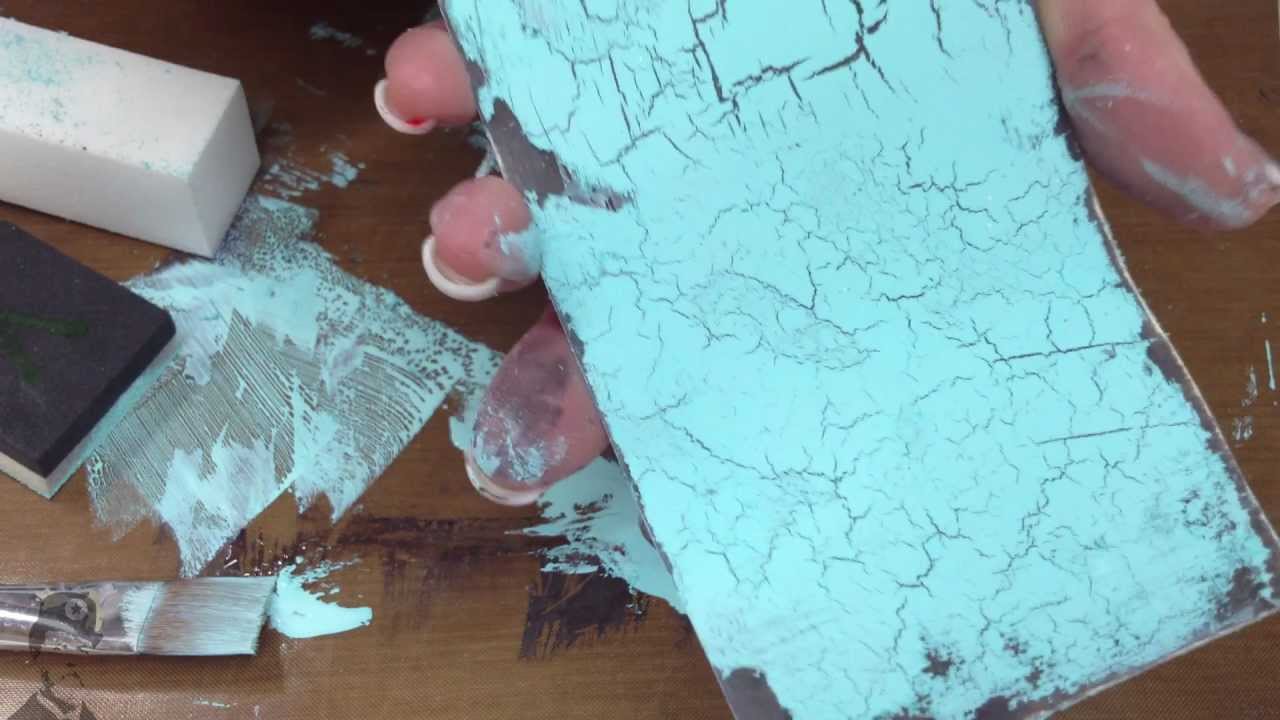 PaperArtsy Crackle Glaze Demonstration
