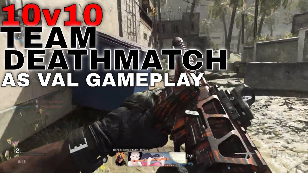Call Of Duty Modern Warfare AS VAL 10v10 Team Deathmatch Gameplay (No Commentary)