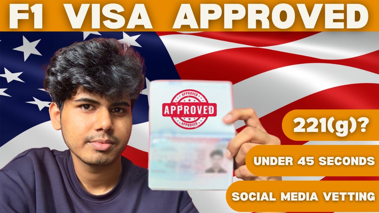 My US Visa Interview Experience After New Rules | July 2025 | Approved ✅