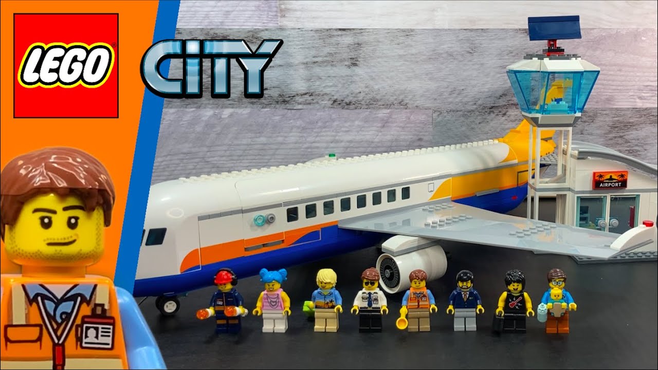 LEGO Passenger Airplane (60262) Set Review! Cool Plane Ok Set.