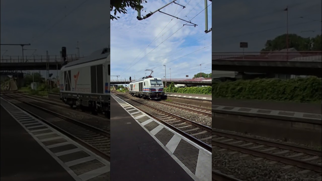Vectron Dual Mode mit Leonhard Weiss Frankenexpress #lokomotiven #bauzug