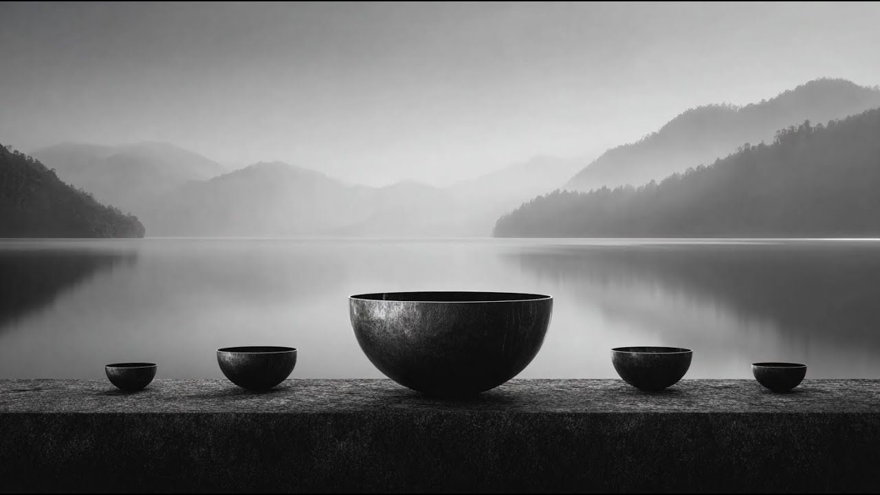 PURE CALM | Meditation with Tibetan Singing Bowls Sound Bath (No Music)
