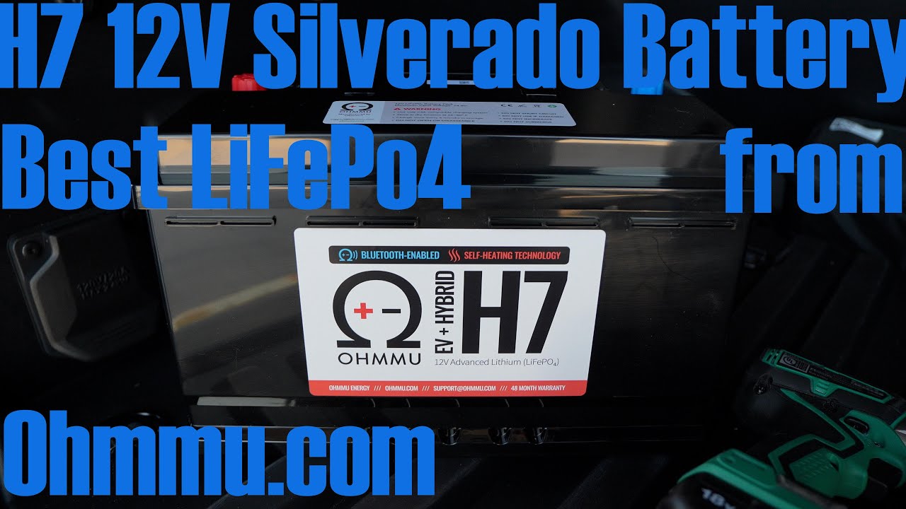 H7 12V LiFeEPo4 Silverado Battery from Ohmmu