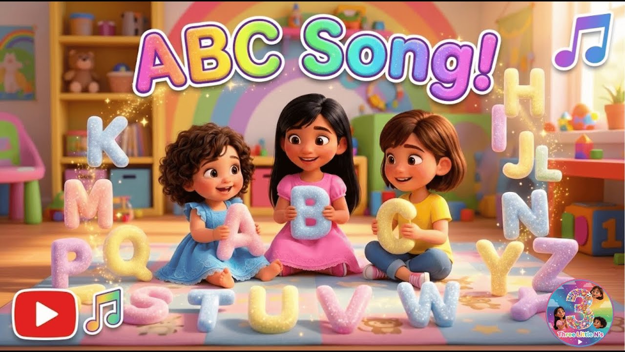 ABC Song | Learn ABC Alphabets for Children | Kids Songs & Nursery Rhymes | @3LittleNs