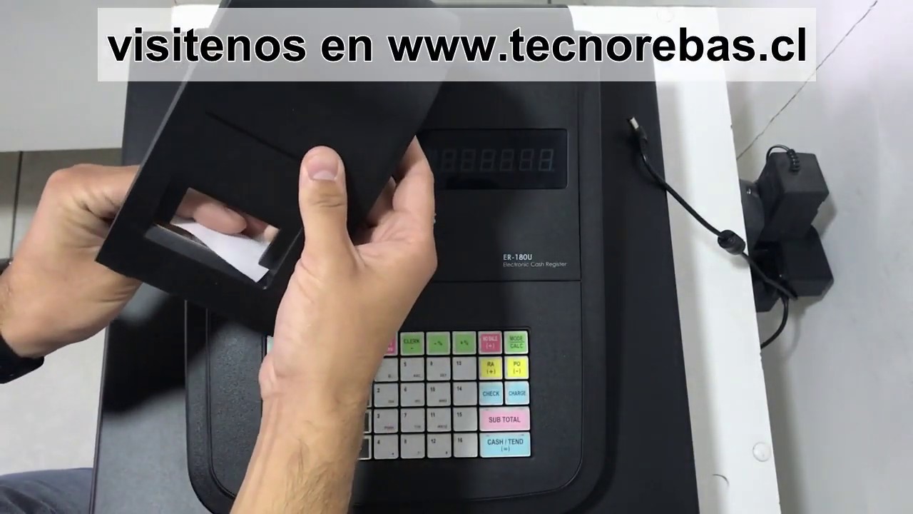 Instalacion e inicio SAM4S 180U