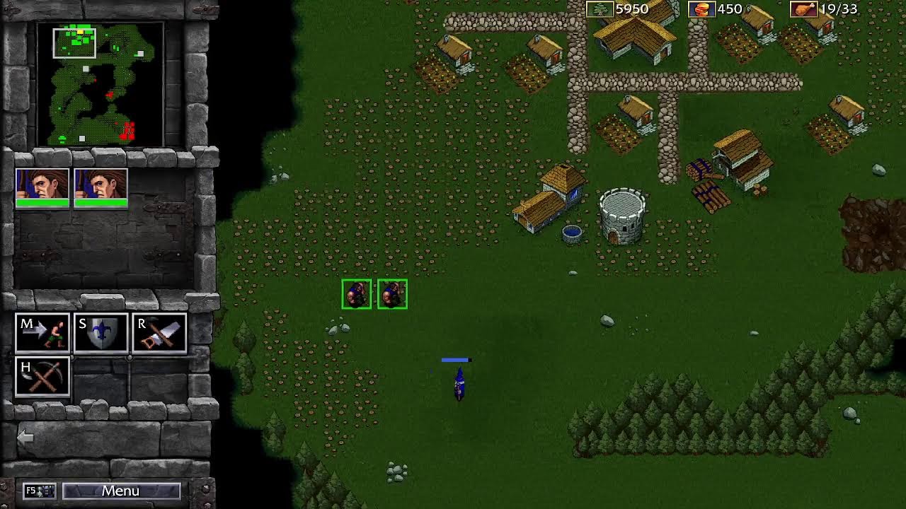 Warcraft 1 Remastered Skirmish Gameplay Humans 2-19-26