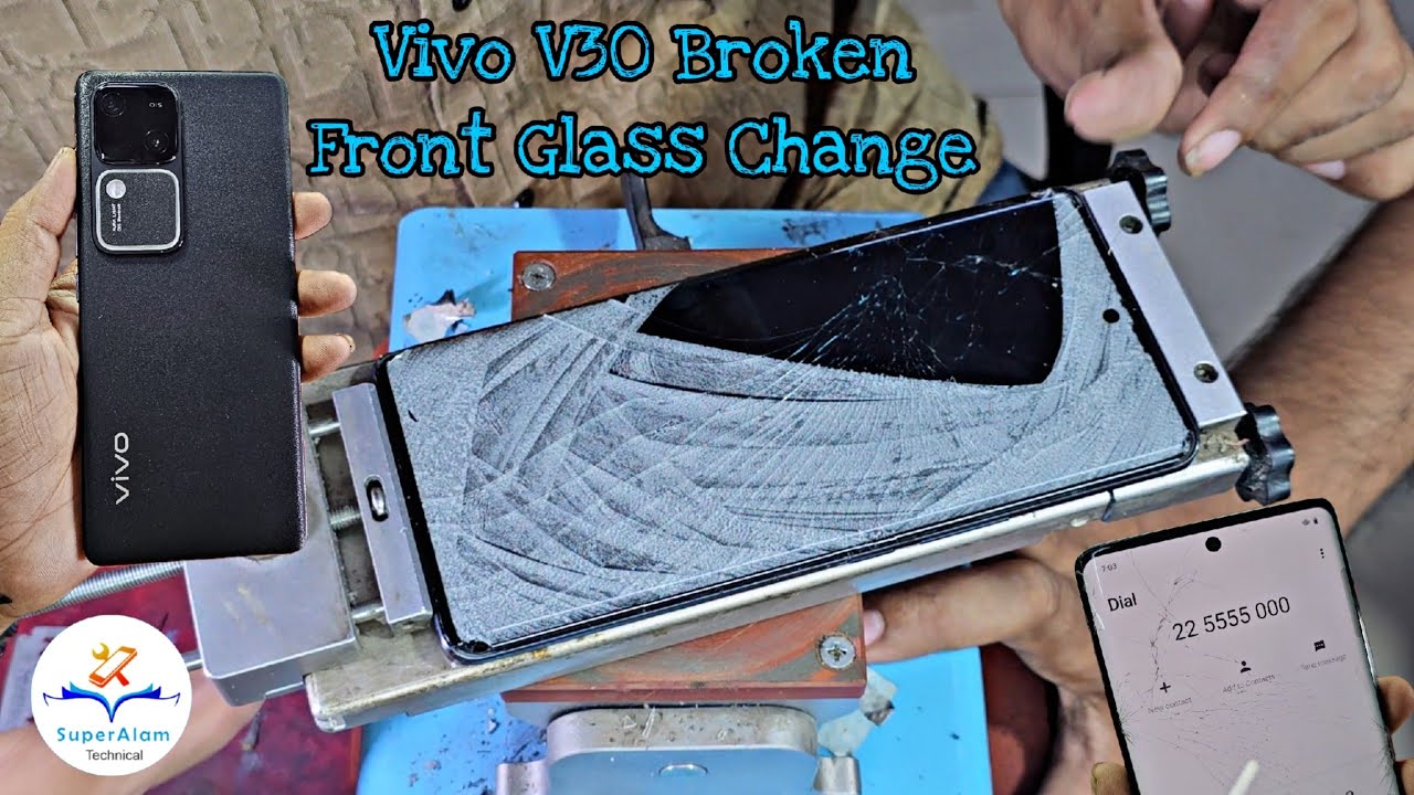 Vivo V30 Broken Front Glass Change | Vivo V30 Broken Front Glass Restoration