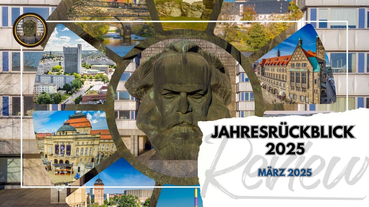 Chemnitz von oben Jahresrückblick 2025 - März 2025