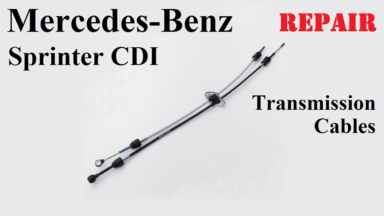 Mercedes Sprinter CDI Transmission Cables Repair / Мерседес Спринтер Ремонт тросов КПП