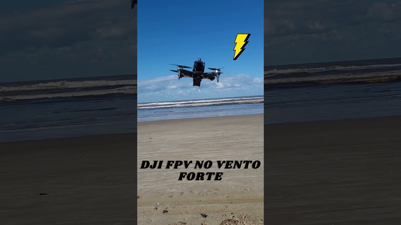DJI FPV - TRAVADO NO VENTO FORTE#djifpv