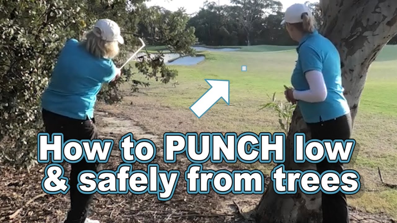 How to Play a Punch Shot in Golf from a Difficult Lie & Save Par | Golf Tips with Anne Rollo