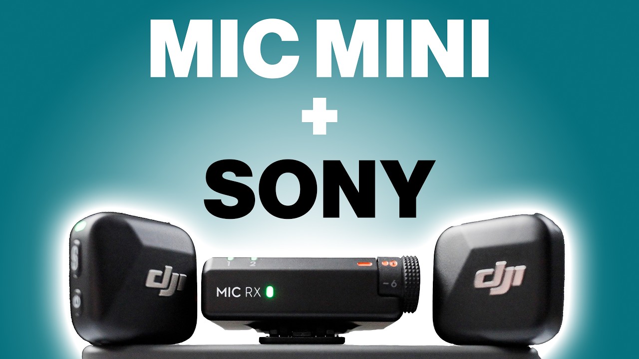 Как настроить DJI Mic Mini на камере Sony — Настройки для потрясающего звука